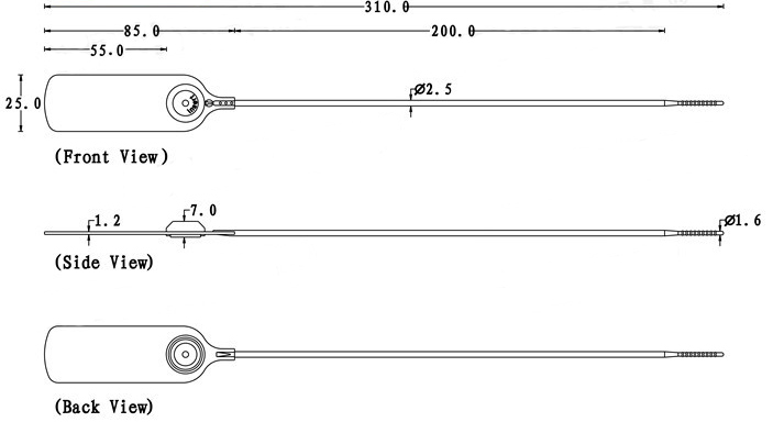 plastic seal CAD