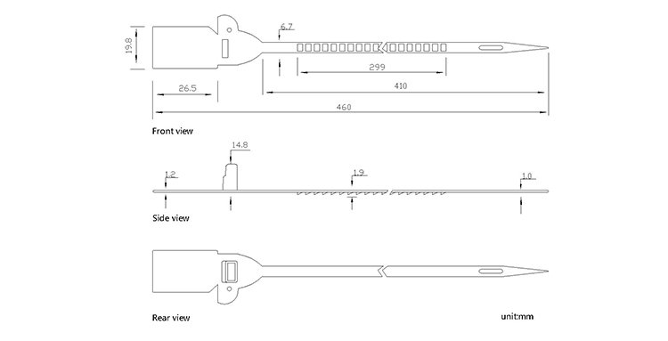 plastic seal CAD 