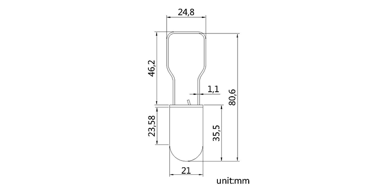 padlock seal CAD