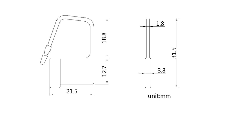 padlock seal CAD