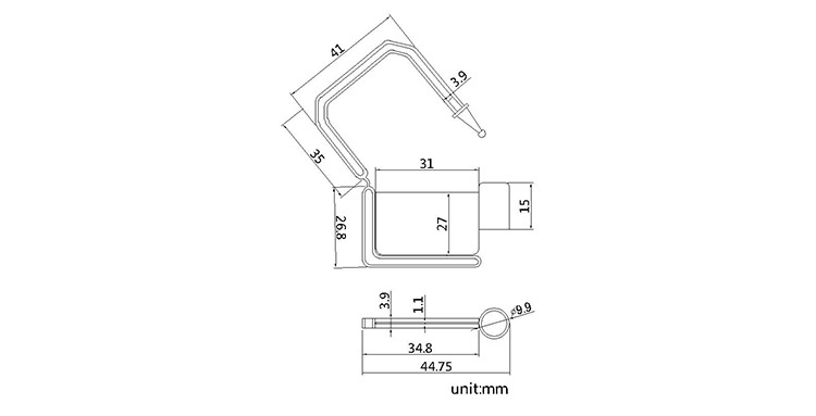  padlock seal CAD